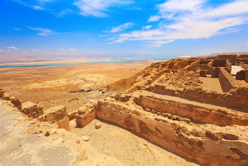 Zbytky pevnosti Masada