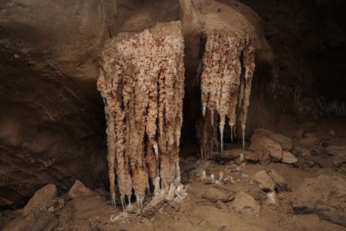 Krápníky v jeskyni Malham 